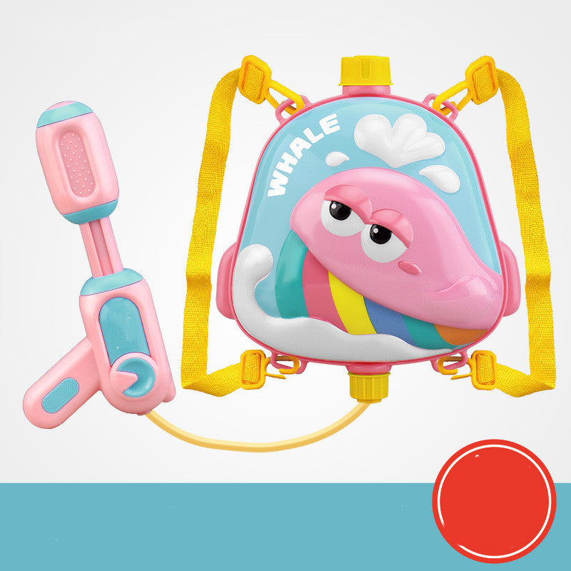 Backpack Water Gun Toy Pull Out Style
