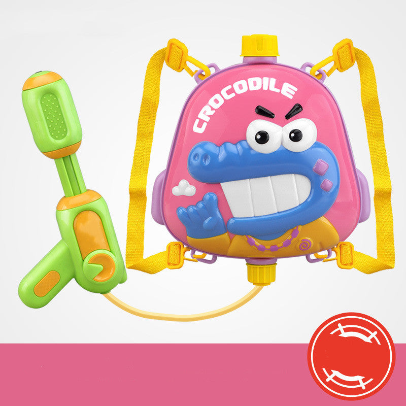 Backpack Water Gun Toy Pull Out Style